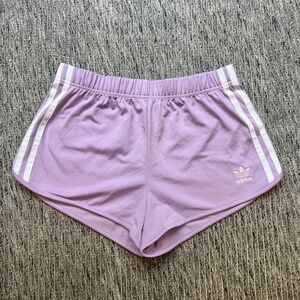 Adidas Light Purple Stripe Shorts